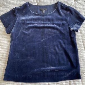 J.crew velvet shirt
